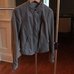 Free people brushed leather jacket